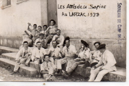 La Cavalerie Carte Photo Camp Du Larzac Très Animée Militaria Soldats Les Amis De La Copine En 1938 - La Cavalerie