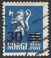 Norwegen, 1927, Mi.-Nr. 134, Gestempelt - Usados