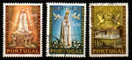 PORTUGAL     -    1967 .  Y&T N° 1010 - 1012 - 1013 Oblitérés .  Apparitions De Fatima - Oblitérés