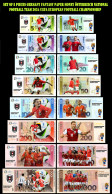 UEFA European Football Championship 2024 Qualified Country Österreich 8 Pieces Germany Fantasy Paper Money - [15] Commemoratives & Special Issues
