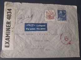 Suisse 1942 Lettre Pour Le Pérou Avec Censure Britannique Aux Bermudes - Lettres & Documents