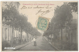 Franconville (95) Boulevard De La Mairie , Envoyée En 1904 - Franconville