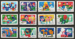 Année 2023 Série Noël Des Timbres Qui Nous Rapprochent Réf A - Used Stamps