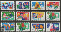 Année 2023 Série Noël Des Timbres Qui Nous Rapprochent Réf B - Used Stamps