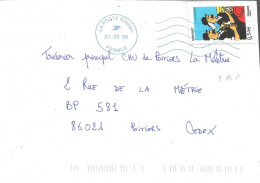 TIMBRE N°4054  -  DUPONDT - TARIF DU 1 10 06  AU 28 2 08 - SEUL SUR LETTRE  -  2008 - Postal Rates