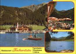 72591502 Tannheim Tirol Restaurant Fischerstube Terrasse Vilsalpsee Tannheim Tir - Autres & Non Classés