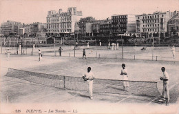 Dieppe - Les Tennis  -  CPA °J - Dieppe