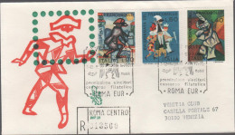 ITALIA - ITALIE - ITALY - 1974 - 16ª Giornata Del Francobollo - FDC Venetia - Viaggiata Con Annullo - FDC