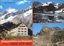 72591324 Franz Senn Huette Mit Wildgratspitze Schrandele Rinnenspitze Franz Senn - Autres & Non Classés