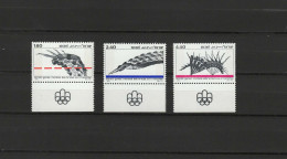 Israel 1976 Olympic Games Montreal, Swimming, Athletics, Gymnastics Set Of 3 MNH - Sommer 1976: Montreal