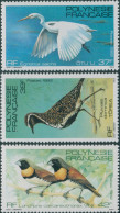 French Polynesia 1982 Sc#370-372,SG379-381 Birds Set MLH - Andere & Zonder Classificatie