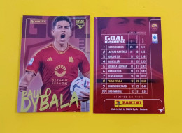 Paulo Dybala Calciatori 2023/24  Card N 8 Panini Goal Machines - Italienische Ausgabe
