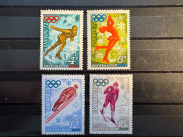 4 Sellos Nuevos URSS 1972 Juegos Olimpicos De Invierno Sapporo - Ungebraucht