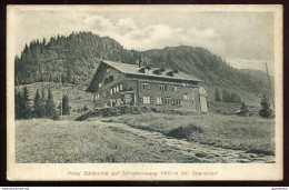Germany Oberstdorf 1917 Hotel Schoenblick Auf Schrattenwang. Old Postcard (h1419) - Oberstdorf