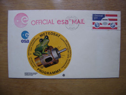Enveloppe Spatiale ESA Programme METEOSAT Theme Grenouille CAP CANAVERAL - 1960-.... Brieven & Documenten