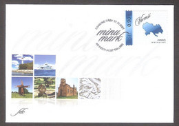 My Stamp Vormsi (Saxby) Island Lighthouse Estonia 2021 Stamp FDC Mi 1030 - Estonie