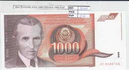 BILLETE YUGOSLAVIA 1.000 DINARA 1990 P-107a  - Andere - Europa