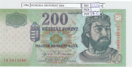 BILLETE HUNGRIA 200 FORINT 2004 P-187d  - Other - Europe