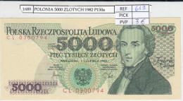 BILLETE POLONIA 5.000 ZLOTYCH 1982 P-150a - Autres - Europe