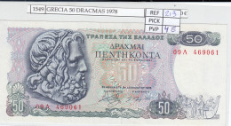 BILLETE GRECIA 50 DRACHMAS 1978 P-199a - Altri – Europa