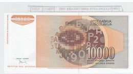 BILLETE YUGOSLAVIA 10.000 DINARA 1992 P-116a - Autres - Europe