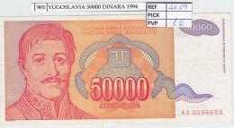 BILLETE YUGOSLAVIA 50.000 DINARA 1994 P-142a - Otros – Europa