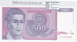 BILLETE YUGOSLAVIA 500 DINARA 1992 P-113a  - Altri – Europa