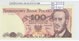 BILLETE POLONIA 100 ZLOTYCH 1988 P-143e.2 - Other - Europe