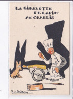 PUBLICITE : Restraurant DUVAL Rue De Rivoli à Paris  (cuisinier)- Très Bon état - Werbepostkarten