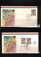 South Korea 1988 Olympic Games Seoul - Taekwondo Stamp+block FDC - Verano 1988: Seúl