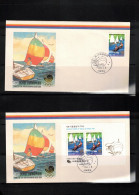 South Korea 1988 Olympic Games Seoul - Sailing Stamp+block FDC - Summer 1988: Seoul