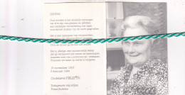 Godelieve Firlefyn-Bolsens, 1905; 1994. Foto - Obituary Notices