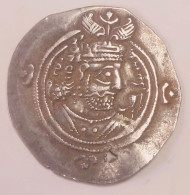SASANIAN KINGS. Khosrau II. 591-628 AD. AR Silver Drachm Year 35 Mint MY - Oosterse Kunst
