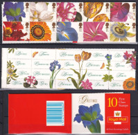 191 GRANDE BRETAGNE 1997 - Y&T 1925/34 + Vignette - Carnet Fleur - Neuf ** (MNH) Sans Charniere - Ungebraucht