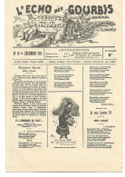 Vintage Postcard    *  L'Echo Des Gourbis  - Journal Des Tranchées 1915 - Patriotic