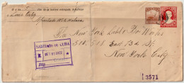 CUBA Cover To USA In 1912 Farmer Cow Ox S.Sanchez #428 - Covers & Documents