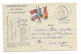 CPA - Correspondance Des Armées De La République - Posté D'Oran Le 21.12.1914 - - Guerre 1914-18