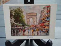 Cp PARIS Arc-de-Triomphe - Illustrateur J.François - Triumphbogen