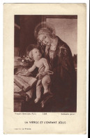 Image Religieuse   - La Vierge Et L'enfant Jesus -saint Sulpice 1946 - Images Religieuses
