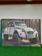 Citroen 2cv - 2 Cv Bois - Rue Pavees - Affiche Poster - Automobili
