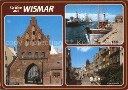 72585737 Wismar Mecklenburg Hafen Kraemerstrasse Wassertor Wismar - Wismar