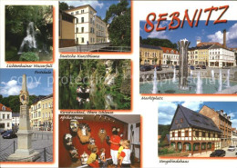 72585696 Sebnitz Seidenblumenstadt Afrika-Haus Postsaeule Sebnitz - Sebnitz