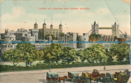 R002484 Tower Of London And Tower Bridge. G. D. And D. L. The Star. 1908 - Autres & Non Classés