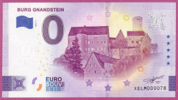 0-Euro XELM 2022-2 # 0078 ! BURG GNANDSTEIN - Private Proofs / Unofficial