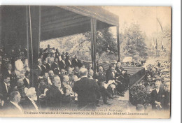 CPA 25 Besançon Tribune Officielle à L'inauguration De La Statue Du Général Jeannigros - Besancon