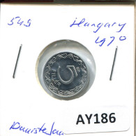 5 FILLER 1970 HUNGRÍA HUNGARY Moneda #AY186.2.E.A - Hungría