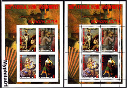 Corsica - 2014 - Europa Thema & Music - 2.Mini S/Sheet (imp.+perf.) Private İssue ** MNH - Erinnophilie