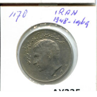 IRAN 10 RIALS 1969 / 1348 ISLAMIC COIN #AY235.2.U.A - Irán