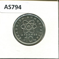 10 DRACHMES 1988 GREECE Coin #AS794.U.A - Grecia