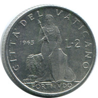 2 LIRE 1963 VATICAN Coin Paul VI (1963-1978) #AH378.13.U.A - Vaticano (Ciudad Del)
